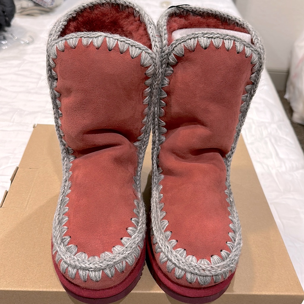 Mou Sheepskin Shearling Boots Size 37